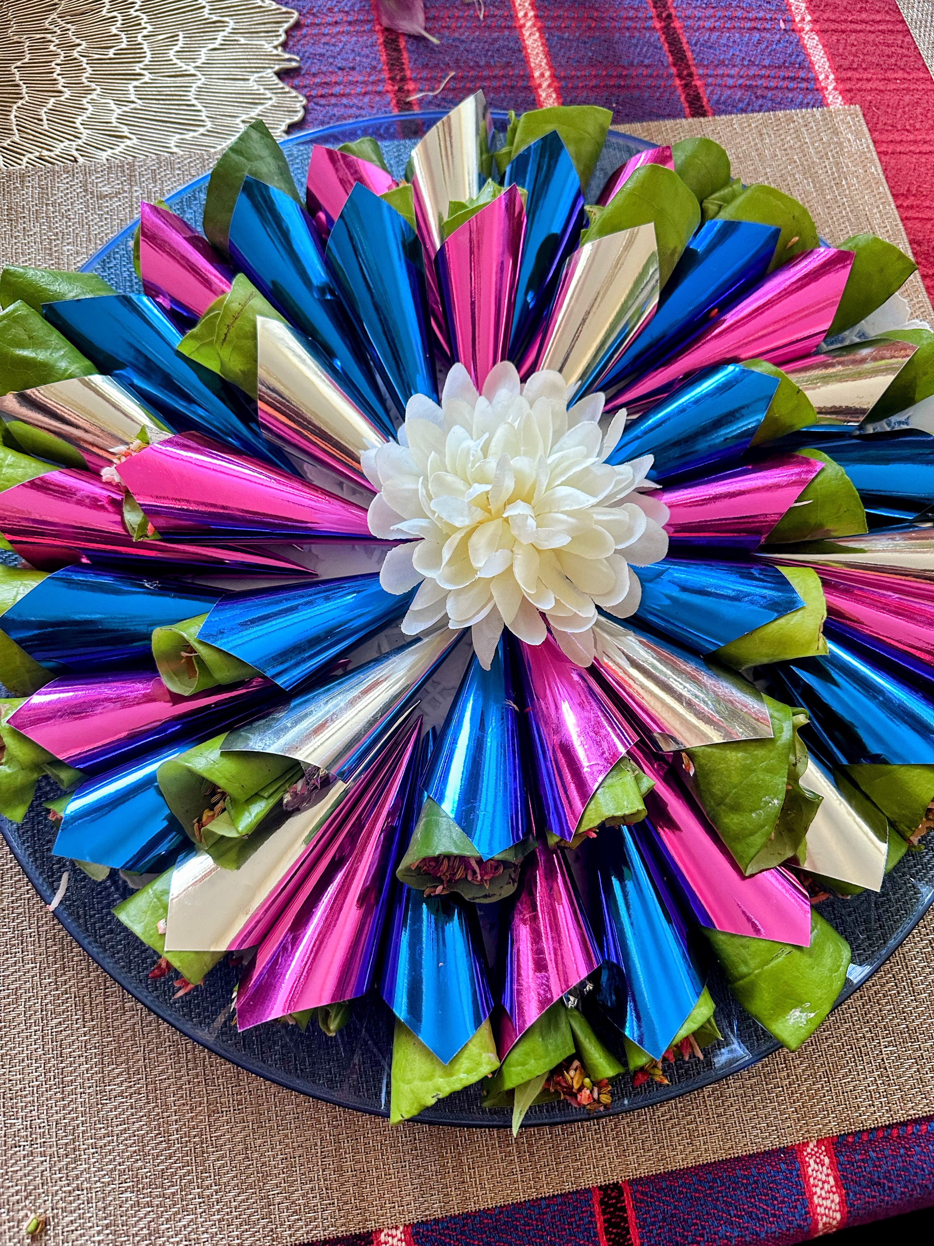 Paan Toronto wedding catering display